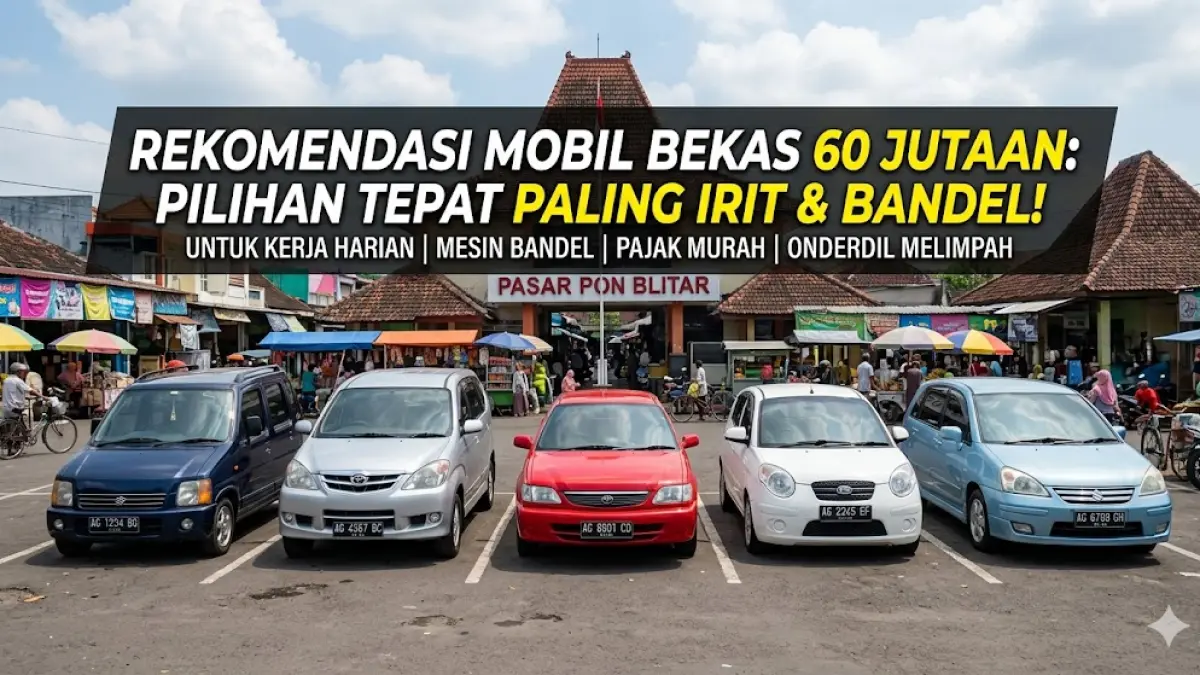 Butuh mobil bekas irit bensin untuk harian harga 60 jutaan? Cek daftar